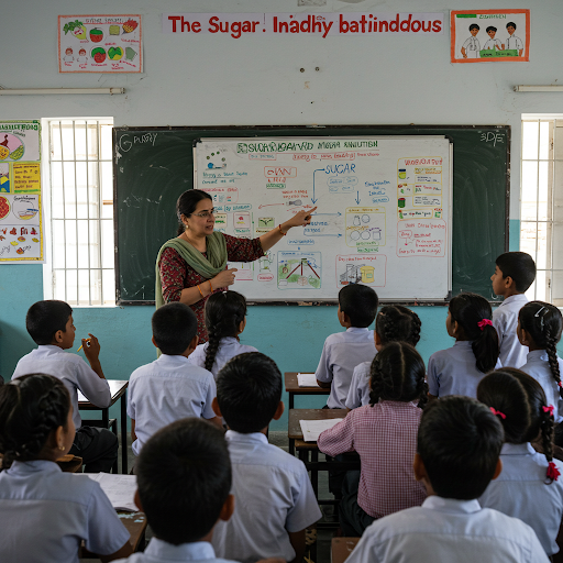 sugar board initiative in madhya pradesh schools
